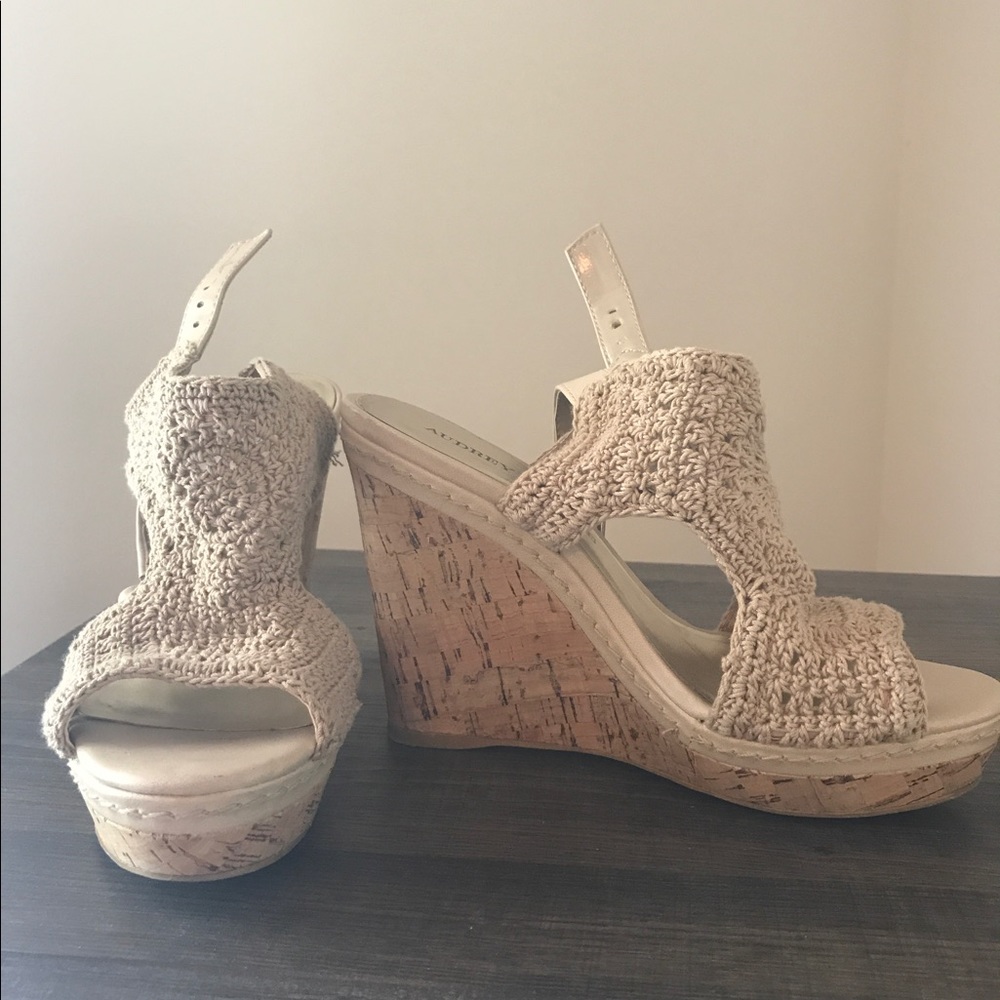 Woven Platform Wedge Sandal